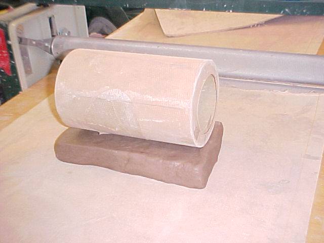 Measuring to make slab for body  of jug